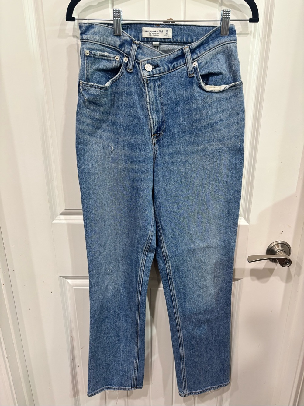 Abercrombie & Fitch Straight Leg Blue Jeans